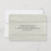 Cute Little Fox kwam in de winter. Foto bedankt (Achterkant)