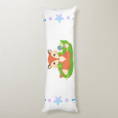 Cute Little Fox Lichaamskussen (Achterkant (Verticaal))