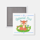 Cute Little Fox Magneet (Voorkant / Achterkant)