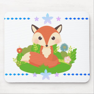 Cute Little Fox Muismat