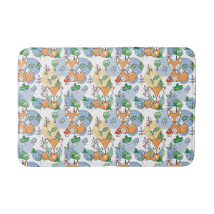 Cute Little Fox Pattern Badmat