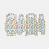 Cute Little Fox Pattern Bedankdoosjes (Uitgevouwen)