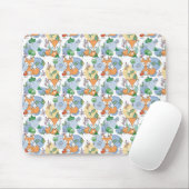 Cute Little Fox Pattern Muismat (Met muis)