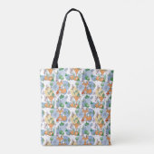 Cute Little Fox Pattern Tote Bag (Achterkant)