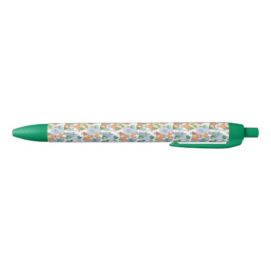 Cute Little Fox Pattern Zwarte Inkt Pen (Bodem)