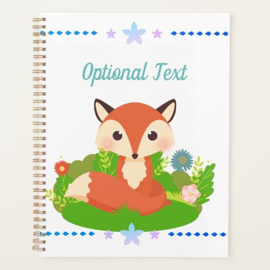Cute Little Fox Planner (Voorkant)