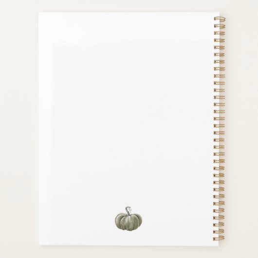 Cute Little Fox Planner (Achterkant)