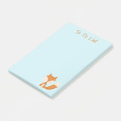 Cute Little Fox Post-it® notes (Schuin)