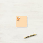 Cute Little Fox Post-it® Notes (Op bureau)