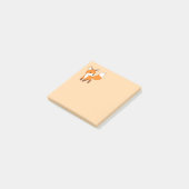Cute Little Fox Post-it® Notes (Schuin)