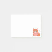 Cute Little Fox Post-it Notes (Voorkant)