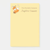Cute Little Fox Post-it® Notes (Voorkant)