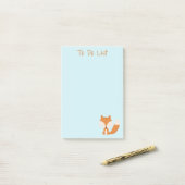 Cute Little Fox Post-it® Notities Notes (Op bureau)