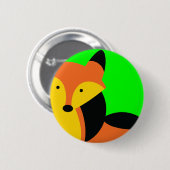 Cute little Fox Ronde Button 5,7 Cm (Voorkant /achterkant)