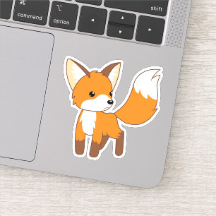 Cute Little Fox Sticker