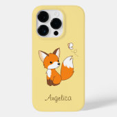 Cute Little Fox Watching Butterfly Case-Mate iPhone Case (Achterkant)