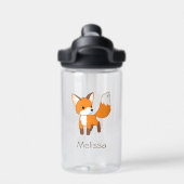 Cute Little Fox Waterfles (Achterkant)