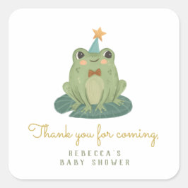 Cute Little Frog Birthday Gift Labels