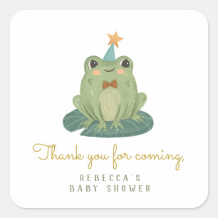 Cute Little Frog Birthday Gift Labels