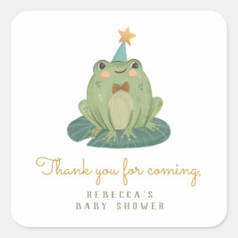 Cute Little Frog Birthday Gift Labels