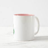 Cute Little Froggy Personalized Mug Tweekleurige Koffiemok (Voorkant rechts)