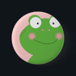 Cute Little Froggy Pin Ronde Button 5,7 Cm<br><div class="desc">Cute Little Froggy Pin</div>