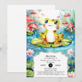 Cute Little Frothday Kaart (Voorkant / Achterkant)