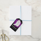 Cute Little Ghost Halloween Baby shower Dank Favo Cadeaulabel (Met Touw)