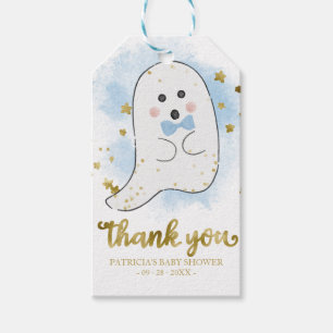 Cute Little Ghost Halloween Baby shower Dank Favo Cadeaulabel