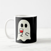 Cute Little Ghost Red Wine Gl Halloween  Koffiemok (Links)