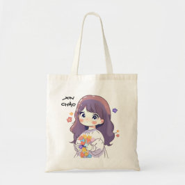 Cute Little Girl Canvas tas