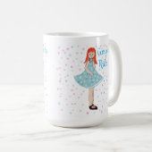 Cute Little Girl Mok "Ginger's Rule" (Voorkant rechts)