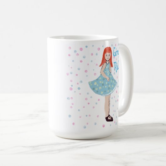 Cute Little Girl Mok "Ginger's Rule" (Voorkant rechts)