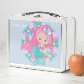 Cute Little Girl Ocean Zee Mermaid Personalized (In situ)