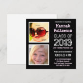 Cute Little Girl Preschool Kindergarten Afstudeerd Kaart (Voorkant / Achterkant)