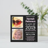 Cute Little Girl Preschool Kindergarten Afstudeerd Kaart (Staand voorkant)