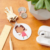 Cute Little Girl Sleutelhanger