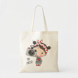 Cute Little Girl Tote Bag