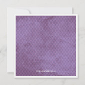 Cute  Little Girls Birthday Invitation Kaart (Achterkant)