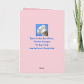 Cute Little Goat Birthday Kaart (Achterkant)