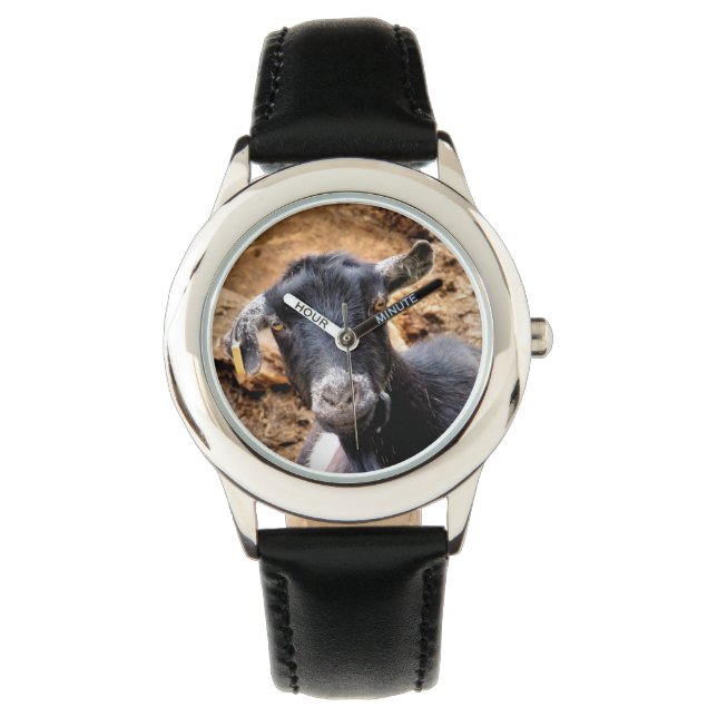 CUTE LITTLE GOAT HORLOGE (Voorkant)