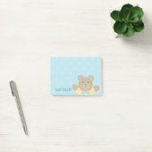 Cute Little Grizzly Beer Cub Kinder Post-it® Notes (Kantoor)