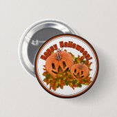 Cute Little Halloween Jack-o-Lanterns Ronde Button 5,7 Cm (Voorkant /achterkant)