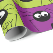 Cute Little Halloween Spiers Cadeaupapier (Rol Hoek)