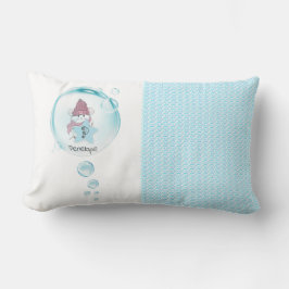 Cute Little Hamster Monogram Name Kussen