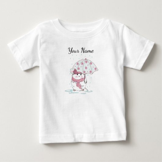Cute Little Hamster Personalised Name (Voorkant)