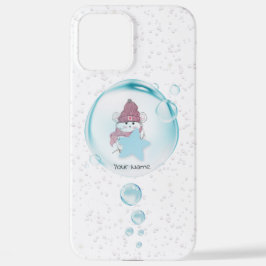 Cute Little Hamster Soap Bubbles iPhone 12 Pro Max Hoesje