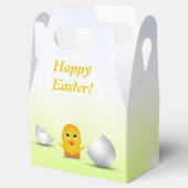 Cute Little Happy Easter Baby Chick Bedankdoosjes (Geopend)