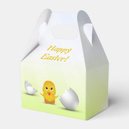 Cute Little Happy Easter Baby Chick Bedankdoosjes