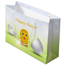 Cute Little Happy Easter Baby Chick Groot Cadeauzakje